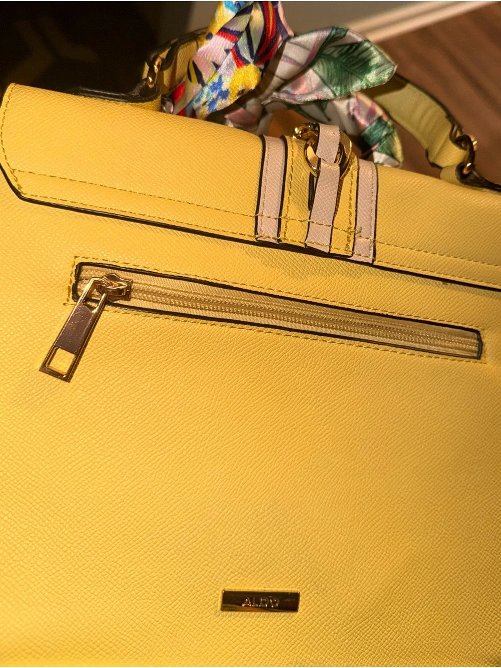 Aldo Bag with Scarf Tie & Crossbody Strap